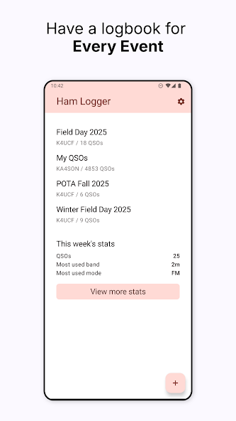 Ham Logger Screenshot 1