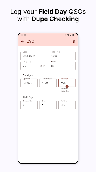 Ham Logger Screenshot 3