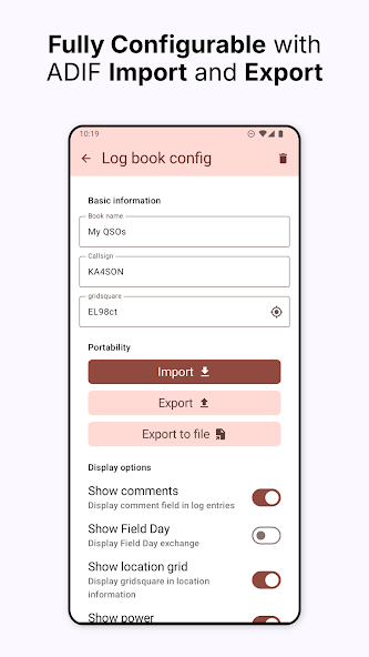 Ham Logger Screenshot 5