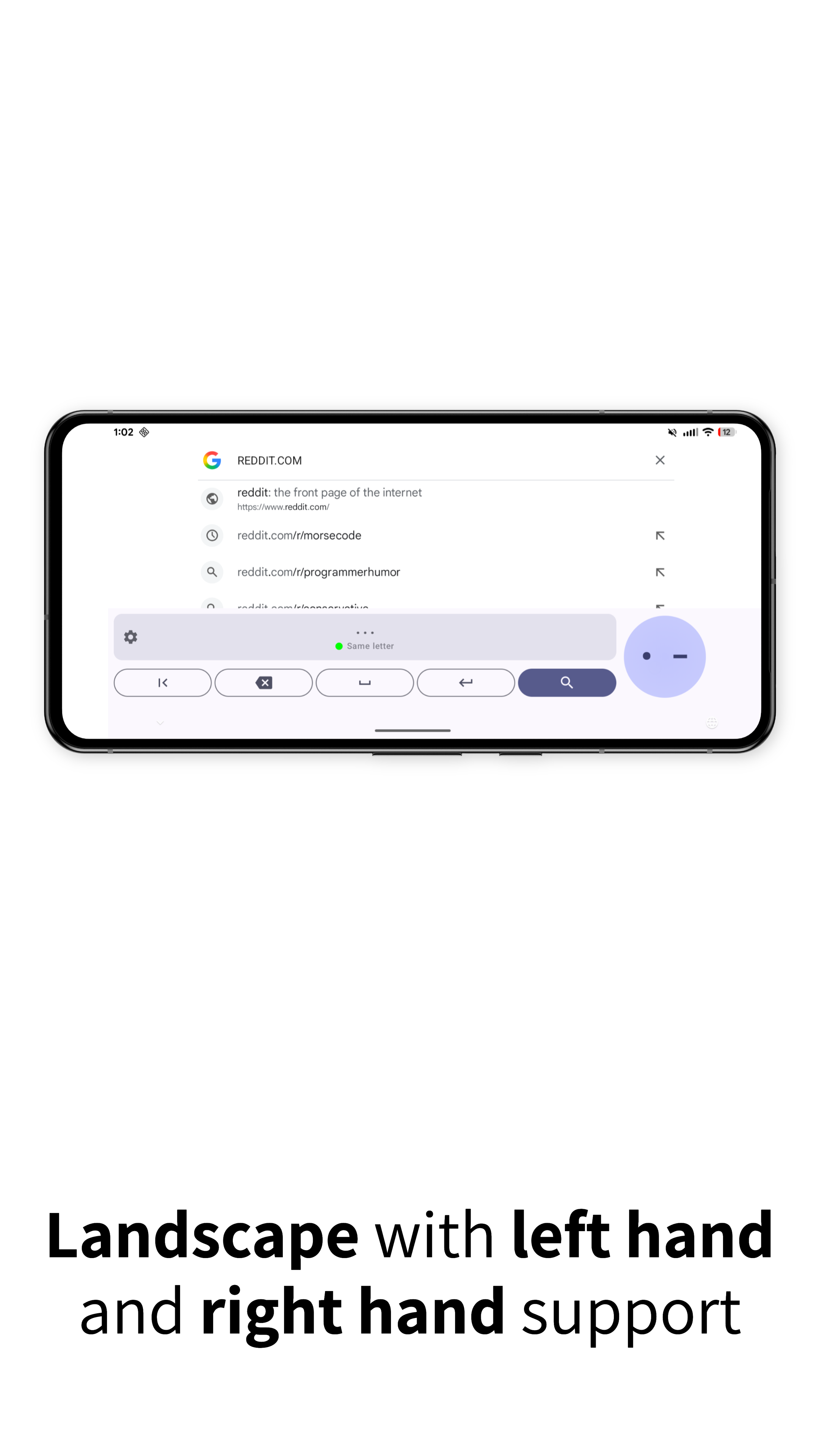 Morse Code Keyboard Screenshot 6